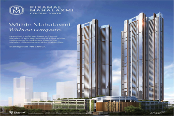 Reside in exclusively designed private residences at Piramal Mahalaxmi in Mumbai